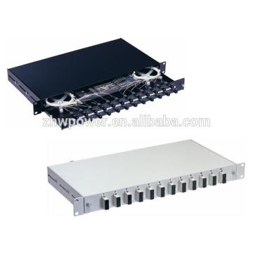 FTTH Mini-Faseroptik-Patch-Panel, Rack-Mount-Schublade Typ Faser Patch-Panel, optische Faser Patch Panel mit SC-Anschluss